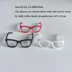 Handmade 1/6 Doll Plastic Glasses Multicolors Mini High Stretch Jumpsuit DIY Accessories Fashion for 1/3 BJD 30/60cm Dolls