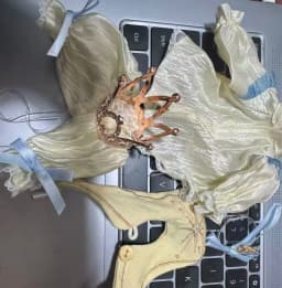 BJD doll clothes suitable for 1/6 size Cute pajamas suit doll accessories (4 points)