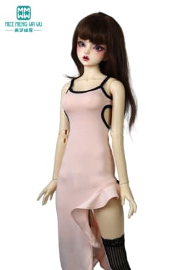BJD Doll Clothes 1/3 1/4 SD DD MSD Toy move joints Doll Fashionable ruffled long dress