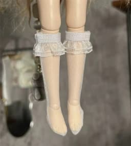 1/6 Blythe Doll Socks Ob24 Doll Socks Barbi Doll Lace Socks Accessories