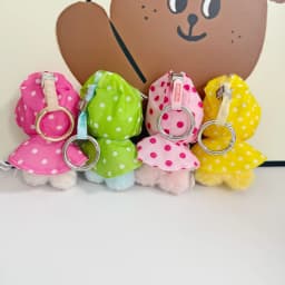 Doll Clothes For 10cm 4.0 Mini Labubu 4th Gen Exquisite Little Gift Creative Waterproof Raincoat Colorful Rain Boots Set