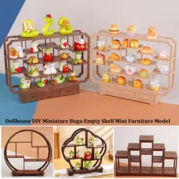 High Quality Mini Dollhouse Miniature Bogu DIY Multistyles Furniture Model Display Scene Decoration Accessories Toy