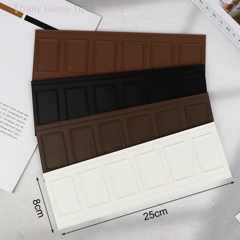 1Pcs 1/12 Dollhouse Square Wall Skirt Wall Panel For Micro Landscape Window Display Role Play Doll House Accessories
