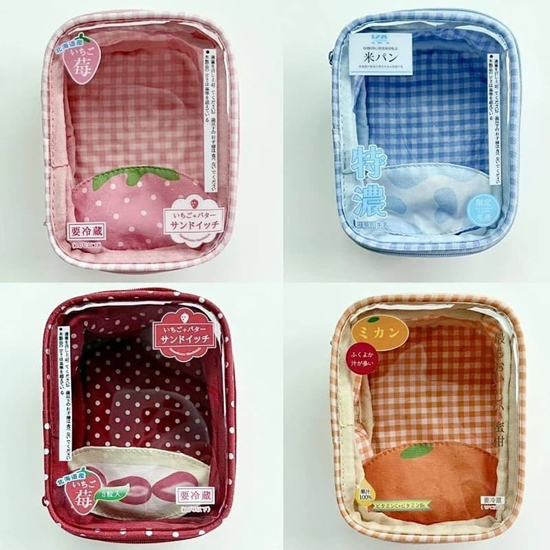 New 10cm Ita Bag Mandarin orange Milk Strawberry Doll Storage Display Portable Game Anime Fashion DIY Bag Storage