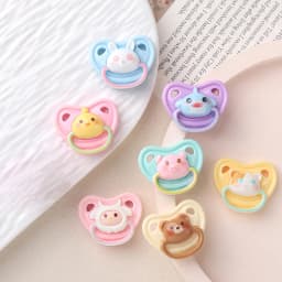 10Pcs Lovely Mini Doll Pacifier Play House Supplies Dummy Nipples For Doll Baby Dolls Kids Toy Baby Pacifier Accessories