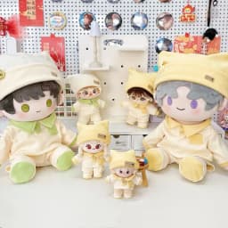 Baby clothes 10/15/20/40cm cotton doll clothes four piece set