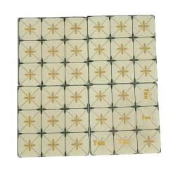 ⭐1PC 9cm Miniature Square Wooden Floor Model for 1/12 scale dollhouse Bathroom Living Room Decoration Toy Doll House Accessor