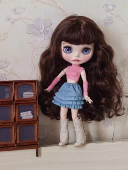 HOUZIWA Blyth Doll Clothes Skirt For OB22 0B24 Azone Dolls