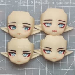 Lunae Ob11 Face 1/12 BJD Doll Handmade Water Sticker Faceplates Game Cosplay Toy Accessories