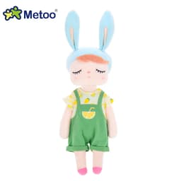 34cm Soft Plush Rabbit Toy Cute Stuffed Bunny Comforting Doll Sleeping Mate Baby Toy Kids Party Gift Metoo Angela Dolls Plushies