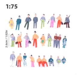 10pcs/Set Miniature Fairytale Garden Figures, 1:30-75 Scale, Colorful Villain Characters,Painted Plastic Dollhouse Accessories