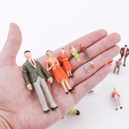 10pcs/Set Miniature Fairytale Garden Figures, 1:30-75 Scale, Colorful Villain Characters,Painted Plastic Dollhouse Accessories
