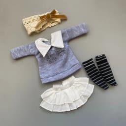 For 1/6 BJD Doll Clothes Accessories Set Leisure Lolita Skirt Pant Clothes Set Fit 30cm Cool Doll Accessories