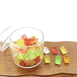 20Pcs1: 12 Dollhouse Mini Bear Candy Miniature Food And Play Scene Model Accessories