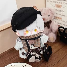 20cm Anime Game Honkai: Star Rail Caelus Kawaii Cosplay Soft Cotton Doll Body With Skeleton Cartoon Dress Up Toy Figures Gifts