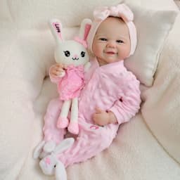 Cute Vivienne 48 cm Full Body Silicone Reborn Doll Waterproof Handmade Realistic Baby Newborn Girl Doll Children Christmas Gift