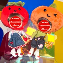 ob11 clothes obitsu 11 clothing Doll Mini Cute Dress Suit Set BJD Clothes for 1/12 Dolls Kids Handmade DIY Gift Toy Accessories