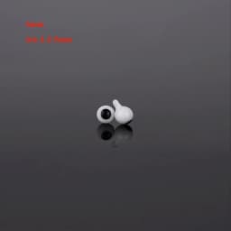 4mm 6mm 8mm 10mm Glass Eyes Eyeball Handle Style Black DIY Making Crafts Accessories Black Pearl Eyes For BJD /for OB11 Dolls
