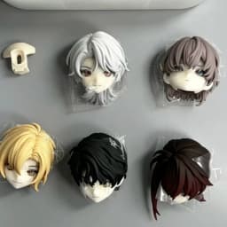 In Stock Evernight Scar Bjd Blind Box Special Action Figures Desktop Ornaments Mystery Box accessories Gift toys Only the head