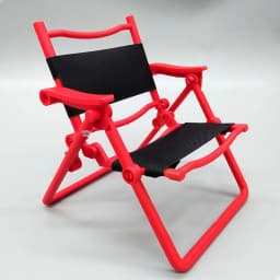 Mini Dollhouse Leisure Folding Chair 5 Colors 10.3*11*13cm Furniture Model Accessories Outdoor Camping Leisure Chair