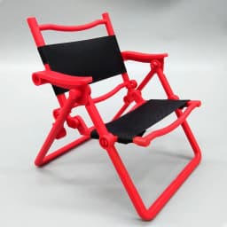Mini Dollhouse Leisure Folding Chair 5 Colors 10.3*11*13cm Furniture Model Accessories Outdoor Camping Leisure Chair