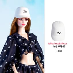 1/6 Xianxian Supermodel Doll Toys Hats Parts Fashion Dress-up Holiday-style Sun Hat Black Top Hat Retro Straw Hat For 30cm Dolls