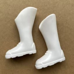 Original 1/6 Doll Long Boots White Black Red Silver Blue Colorful Doll Shoes DIY Doll Personality Decors