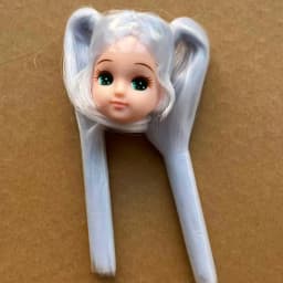 Jenny Licca 1/6 Doll Heads Colorful Long Hair Female Doll Heads DIY Doll Dressing Figures Gifts Toys