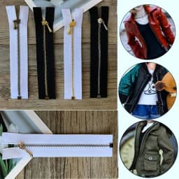 High Quality 8 Styles DIY Clothes Accessory Mini Zipper Garment Applique Handmade Sewing Scrapbooking Clothing Zippers