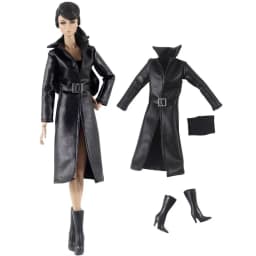 2023 Multistyles Dolls Dress Casual Wear Fashion PU Leather Jacket Girl Clothes for 1/6 BJD Dolls/30cm Dolls
