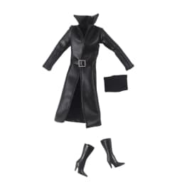 2023 Multistyles Dolls Dress Casual Wear Fashion PU Leather Jacket Girl Clothes for 1/6 BJD Dolls/30cm Dolls