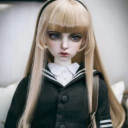 Long Straight Hair Wig Elegant Girls BJD/SD Wig 1/3 1/4 1/6 Green GoldenDoll Accessories In Stock