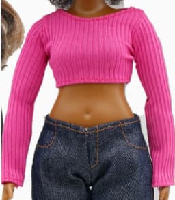 LX1295 Beautiful dress top skirt suit clothes gifts for your curvy babi 1/6 dolls
