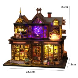 DIY Wooden Miniature Doll Houses Kits Handmade 3D Puzzle Assembly Building With Furniture Dollhouses For Xmas Birthday Gifts