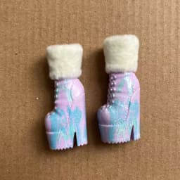 1/6 Doll Sandals Fashion Sister Doll Shoes Boots DIY Colorful Decors for Female Doll Personality Dressing
