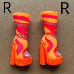 1/6 Doll Sandals Fashion Sister Doll Shoes Boots DIY Colorful Decors for Female Doll Personality Dressing