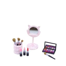 1Pcs Simulated Miniature Dollhouse Makeup Brush Cosmetic For Doll Accessory Toys