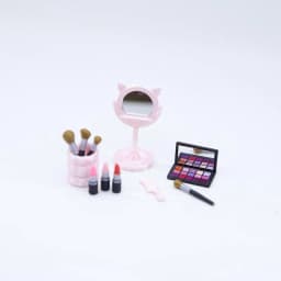 1Pcs Simulated Miniature Dollhouse Makeup Brush Cosmetic For Doll Accessory Toys