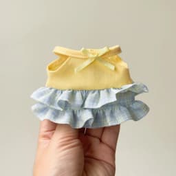 Original 10cm Trendy Doll Outfits for Crybaby Labubu Doll Dresses Cute Mini Doll Dress Up Replacement Clothes