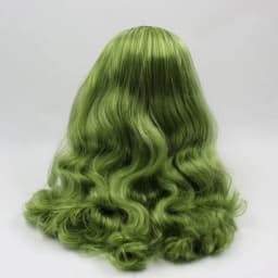 DBS blyth doll icy wig rbl scalp and dome pink hair pale purple yellow hair green wig for DIY custom doll anime toy