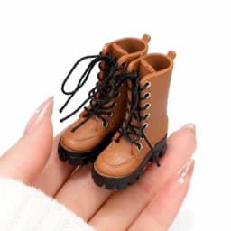 1 Pair 1/8 Doll Boots OB22 Cool Lightweight Plastic High Ankle Shoes Doll Role Play Dress Up Supplies