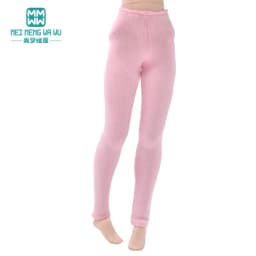 Toys Doll Clothes Fit 28-30cm Blyth Azone OB22 OB24 Party Doll Dress Up Soot Stripes Pink Gray Tights Pantyhose