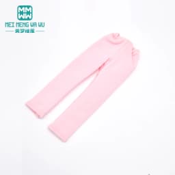 Toys Doll Clothes Fit 28-30cm Blyth Azone OB22 OB24 Party Doll Dress Up Soot Stripes Pink Gray Tights Pantyhose