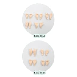 ICY DBS Blyth Hand Set for the Joint body white ,flesh,tan,black,super black skin 1/6 BJD