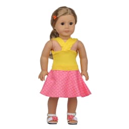 Doll Flamingo Summer Clothes 15 Styles Skirt Dress Accessories Fit 18 Inch American&43 Cm Baby New Born Doll Generation Gifts