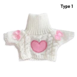 20cm Cotton Doll Fashion Knitted Coat Sweaters Outfits Winter Warm Tops for Idol Dolls Clothes Accessories Baby Kid DIY Toys