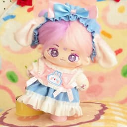 Cute 20cm Idol Doll With Clothes Kawaii Plush Cotton Dolls Stuffed Toy DIY Birthday Gift