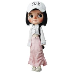 For Blythe Doll Jeans Coat for Ob24 Ob22 Azone Dolls Clothes Denim Jacket