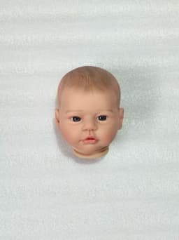 NPK 19inch Lifelike Reborn Doll kit Evi painted Doll kit Unfinished Doll parts with Hand Painted Hair