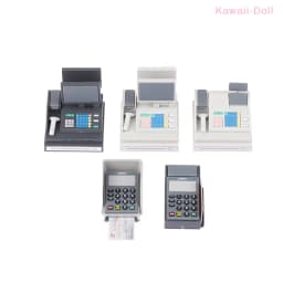 1Set Supermarket Store Card Machine Scanner Model Toy Doll House Scene Decoration